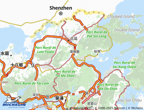 Kaart MICHELIN wai tau cyun - ViaMichelin