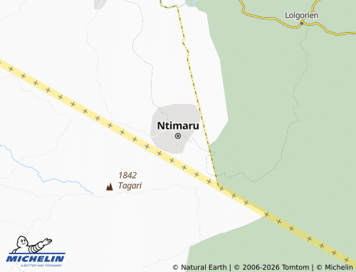 MICHELIN Ntimaru map - ViaMichelin