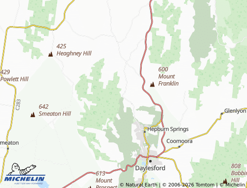 Mapa MICHELIN Shepherds Flat - ViaMichelin