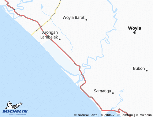 MICHELIN Panton Bahagia map - ViaMichelin
