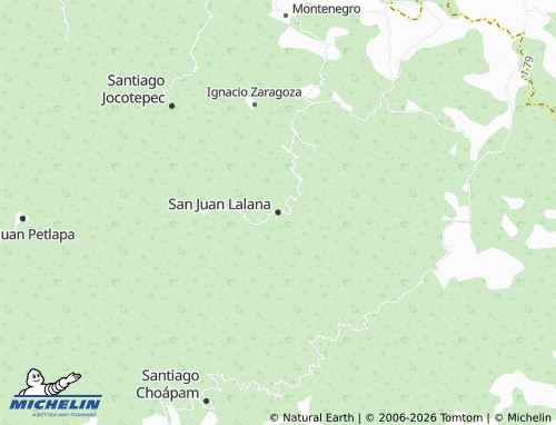 Mappa MICHELIN San Juan Lalana - ViaMichelin