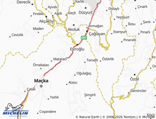 MICHELIN Yeniköy map - ViaMichelin