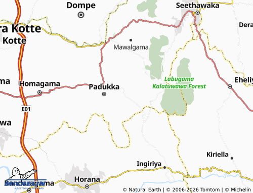 Mappa MICHELIN Angampitiya - ViaMichelin