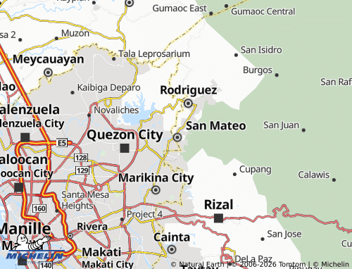 MICHELIN Dulong Bayan 1 map - ViaMichelin
