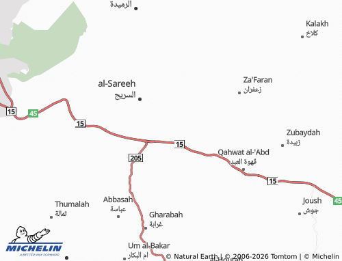 Carte MICHELIN al-Mal'ab - ViaMichelin