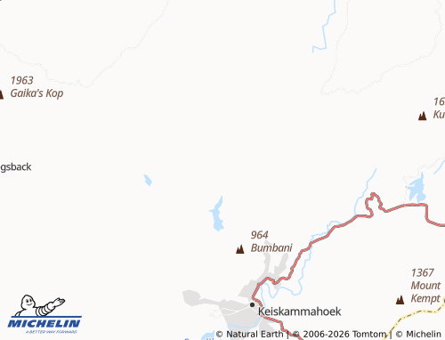 MICHELIN-Landkarte Nyanga - ViaMichelin