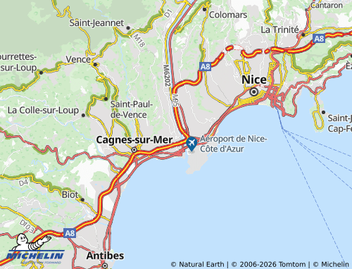 MICHELIN Saint-Laurent-du-Var map - ViaMichelin