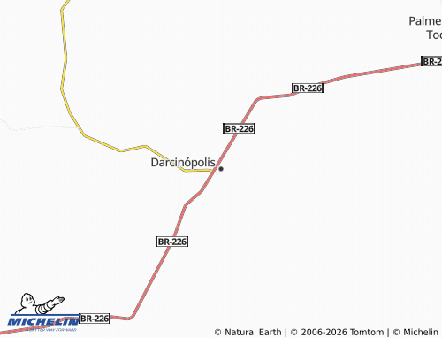 Mappa MICHELIN Darcinópolis - ViaMichelin
