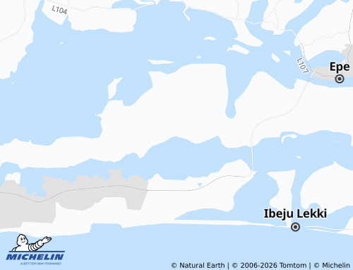 Mappa MICHELIN Ajegbenwa - ViaMichelin