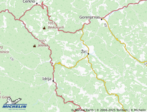 MICHELIN-Landkarte Korita - ViaMichelin