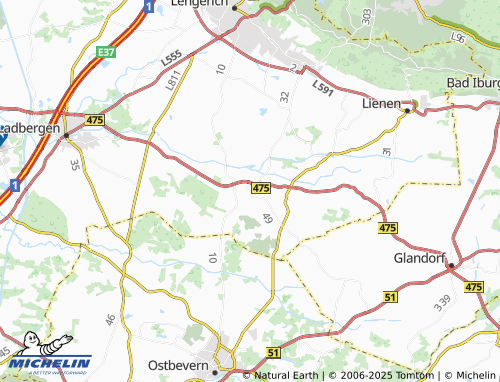 MICHELIN Kattenvenne map - ViaMichelin