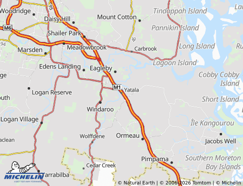 Mapa MICHELIN Yatala - ViaMichelin