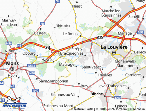 Mappa MICHELIN Thieu - ViaMichelin