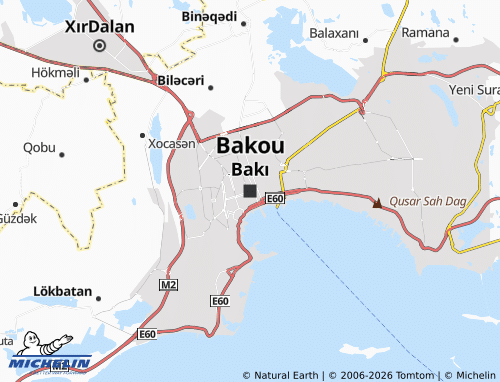 Carte MICHELIN Bakou - ViaMichelin