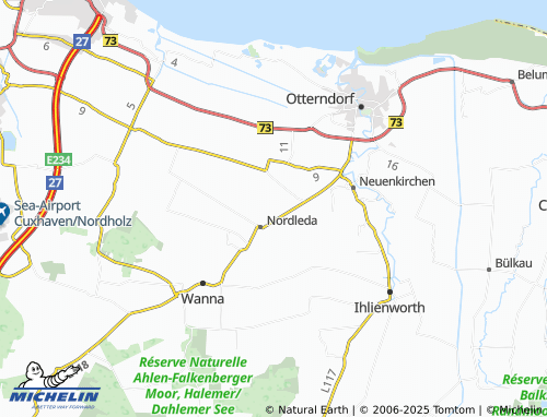 MICHELIN-Landkarte Osterende - ViaMichelin