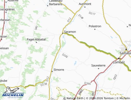 Mappa MICHELIN Saint-Élix-d'Astarac - ViaMichelin