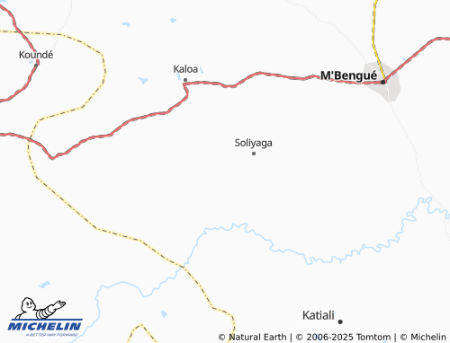 MICHELIN Kasséligué map - ViaMichelin