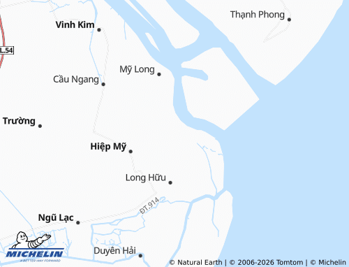 Mapa MICHELIN Mỹ Long Nam - ViaMichelin