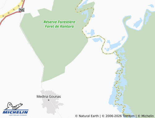 Mappa MICHELIN Saré Dayefa Afia - ViaMichelin