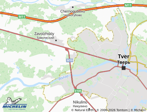 Carte MICHELIN Nikolo-Malitsa - ViaMichelin
