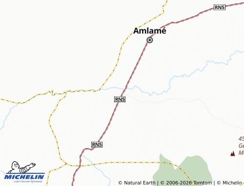 MICHELIN Amou Oblo map - ViaMichelin