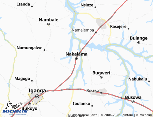 Mappa MICHELIN Nakalama - ViaMichelin