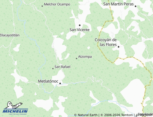 Mappa MICHELIN Atzompa - ViaMichelin