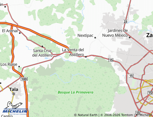 MICHELIN La Primavera map - ViaMichelin