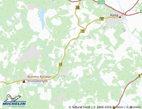 MICHELIN-Landkarte Nahkjala - ViaMichelin