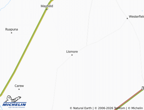 Mapa MICHELIN Lismore - ViaMichelin