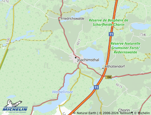 Mapa MICHELIN Joachimsthal - ViaMichelin
