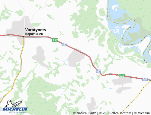 MICHELIN-Landkarte Sem'yany - ViaMichelin
