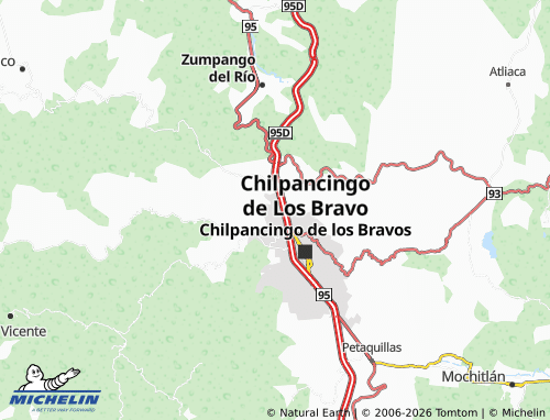 MICHELIN El Amate map - ViaMichelin