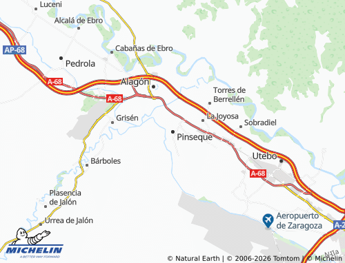 Mappa MICHELIN Pinseque - ViaMichelin
