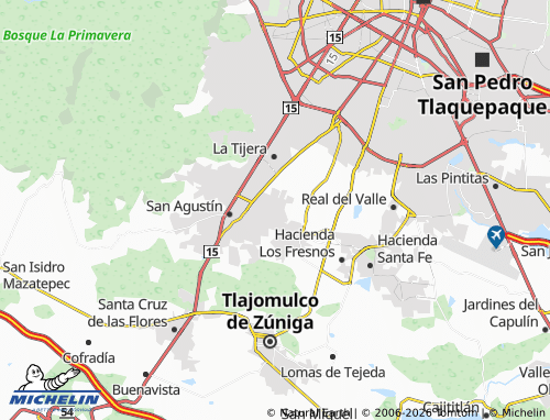 MICHELIN Santa Anita map - ViaMichelin