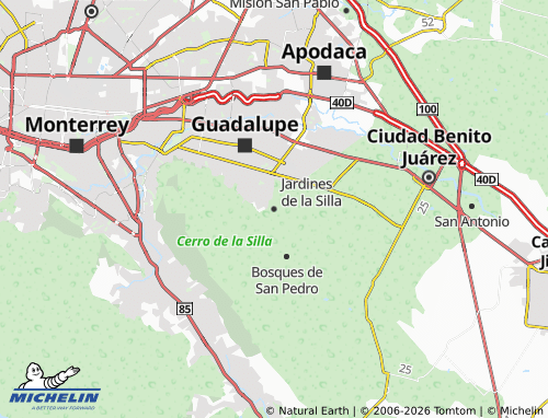 MICHELIN Jardines de la Silla map - ViaMichelin