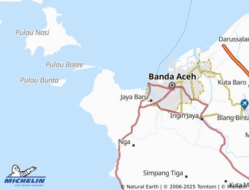 MICHELIN Lam Tutui map - ViaMichelin