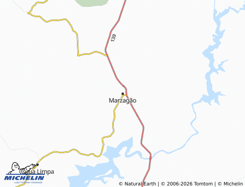 MICHELIN Marzagão map - ViaMichelin