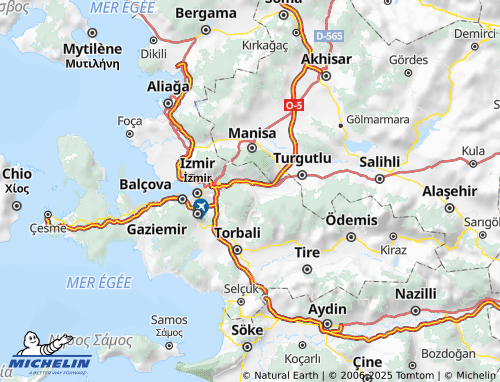 MICHELIN Kemalpaşa map - ViaMichelin