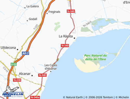 MICHELIN Serramar map - ViaMichelin