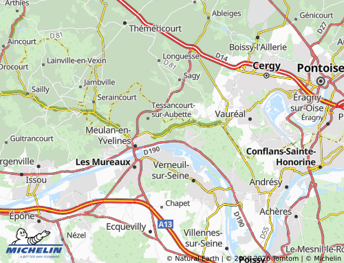 Mappa MICHELIN Évecquemont - ViaMichelin