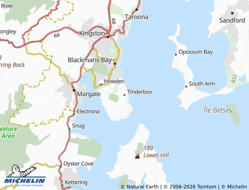 Mapa MICHELIN Tinderbox - ViaMichelin