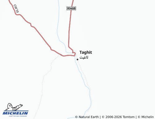 Kaart MICHELIN Tagheet - ViaMichelin