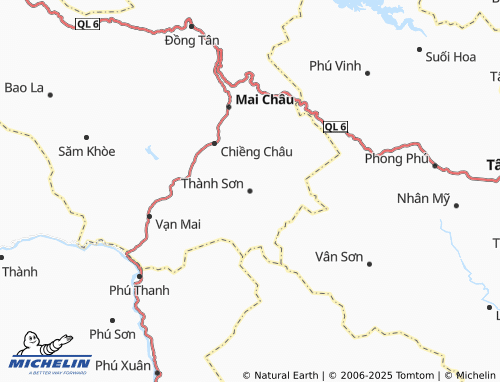 MICHELIN Thành Sơn map - ViaMichelin