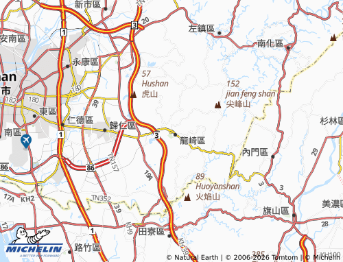 Kaart MICHELIN xin shi zi - ViaMichelin