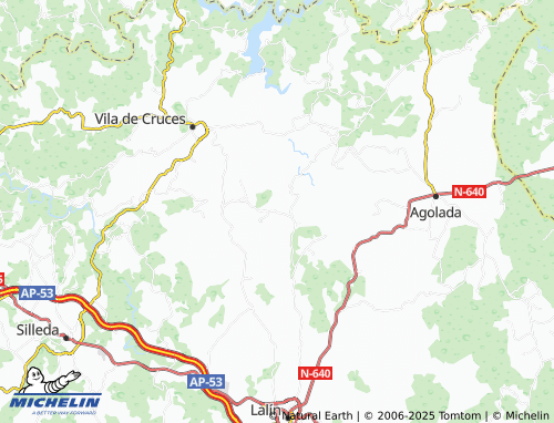 MICHELIN Cercio (Santiago) map - ViaMichelin
