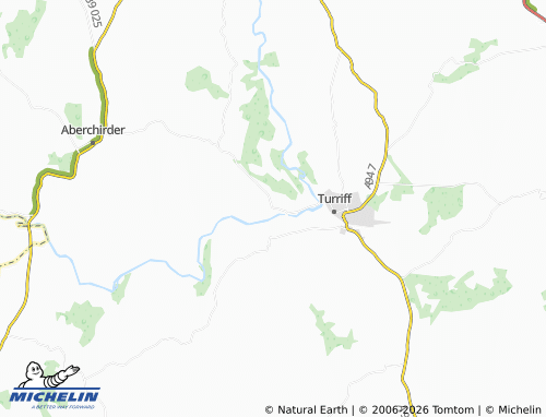 Carte MICHELIN Kirkton Turriff - ViaMichelin