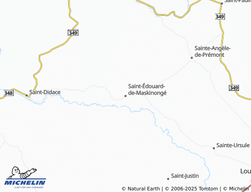 MICHELIN Saint-Édouard-de-Maskinongé map - ViaMichelin