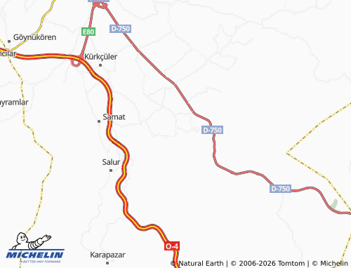 Mappa MICHELIN Yakaboy - ViaMichelin