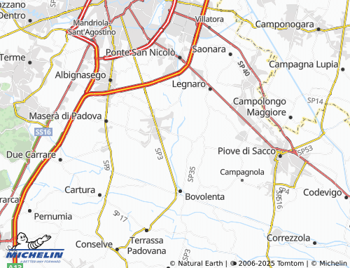 Mapa MICHELIN Ponte della Riviera - ViaMichelin